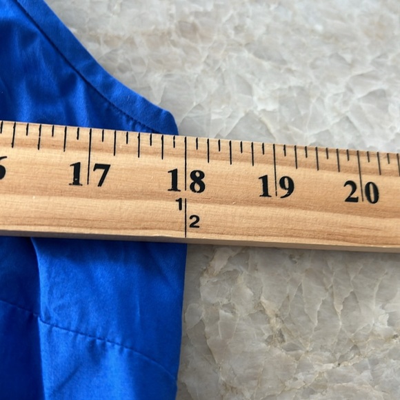 J. Crew Dress Royal Blue Size 10 Summer Lightweight Flutter Hem - Picture 9 of 9